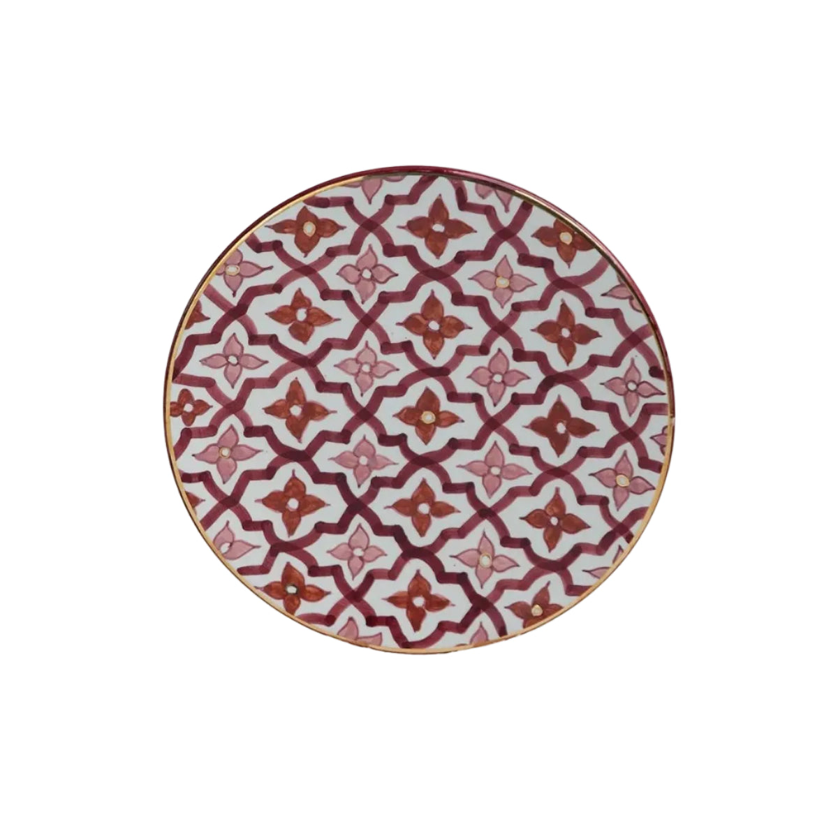 Medium Dinner Plate - 70's Gold
