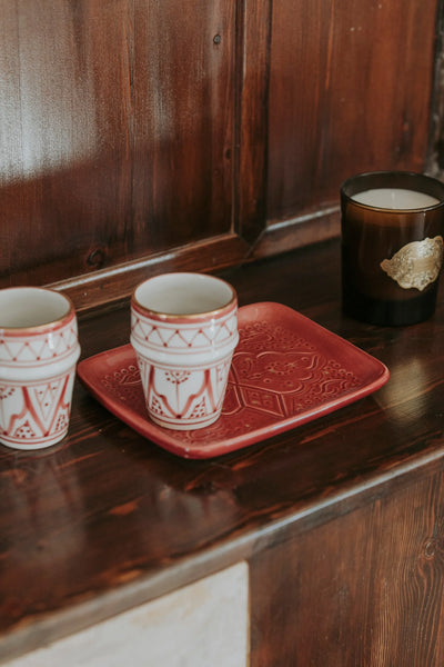 Small Tray - Aubergine Gold Imprint