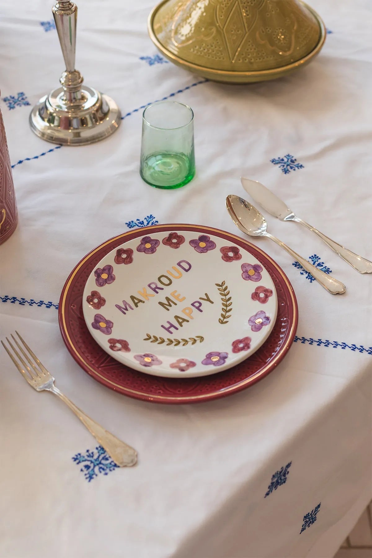 “Makroudh Make Me Happy” Plate