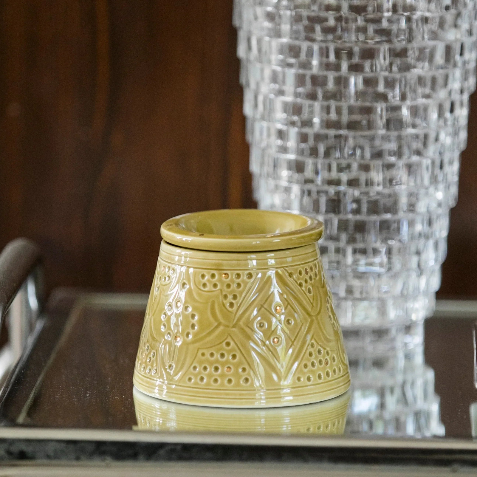 Ashtray - Khaki Gold Imprint