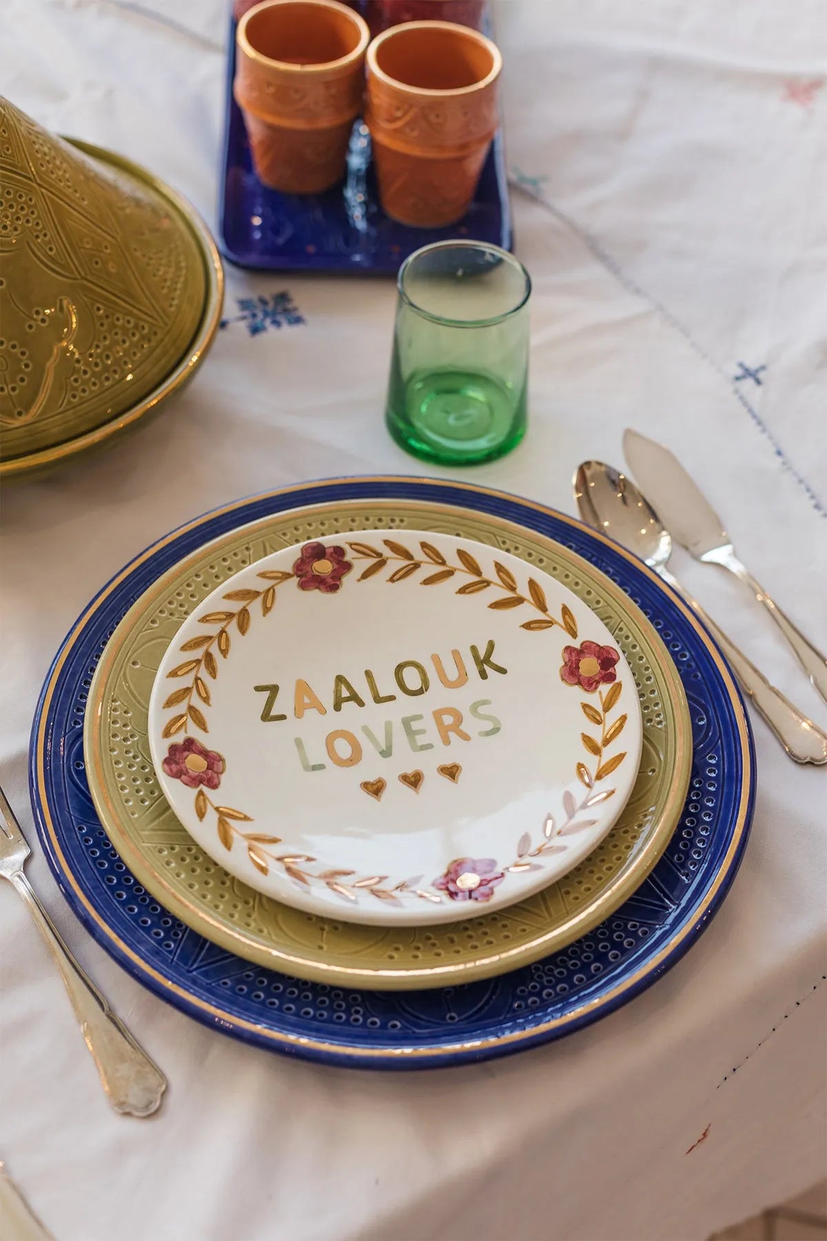 Zaalouk Lovers Plate - Oriental Vibes Gold
