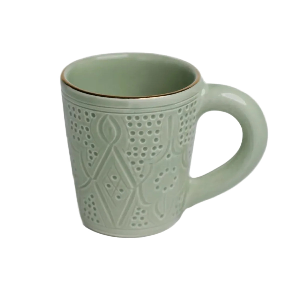 Small Mug - Mint Gold Imprint
