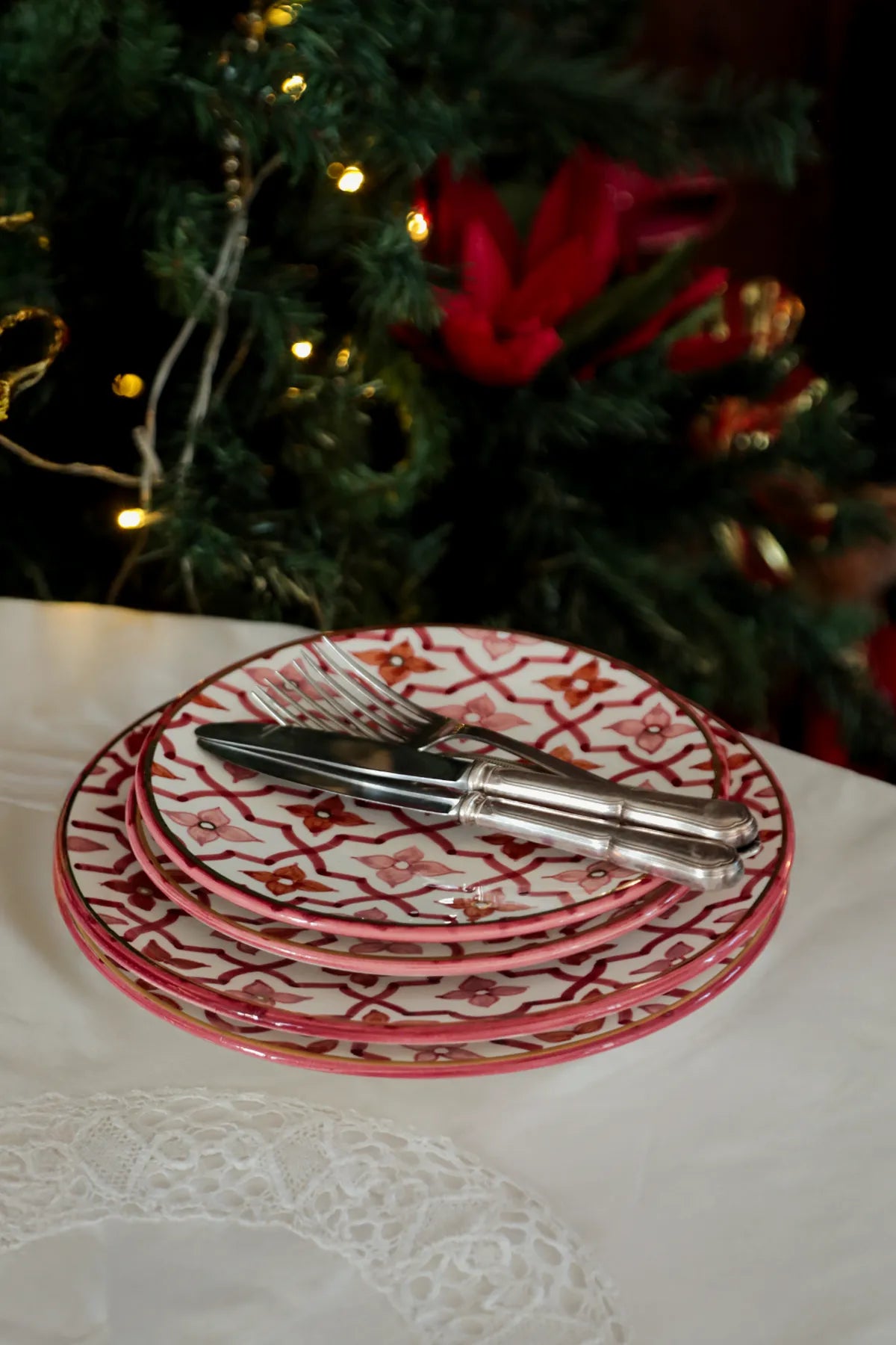 Medium Dinner Plate - 70's Gold