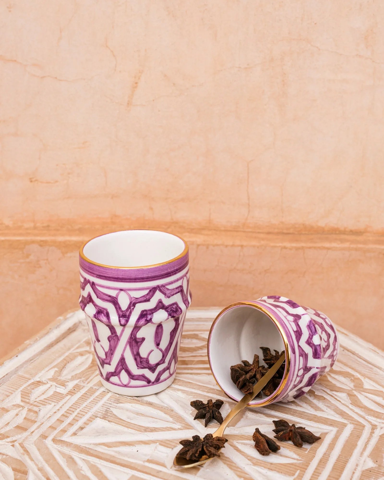 Small Coffee Cup - Fassia Lilac Gold