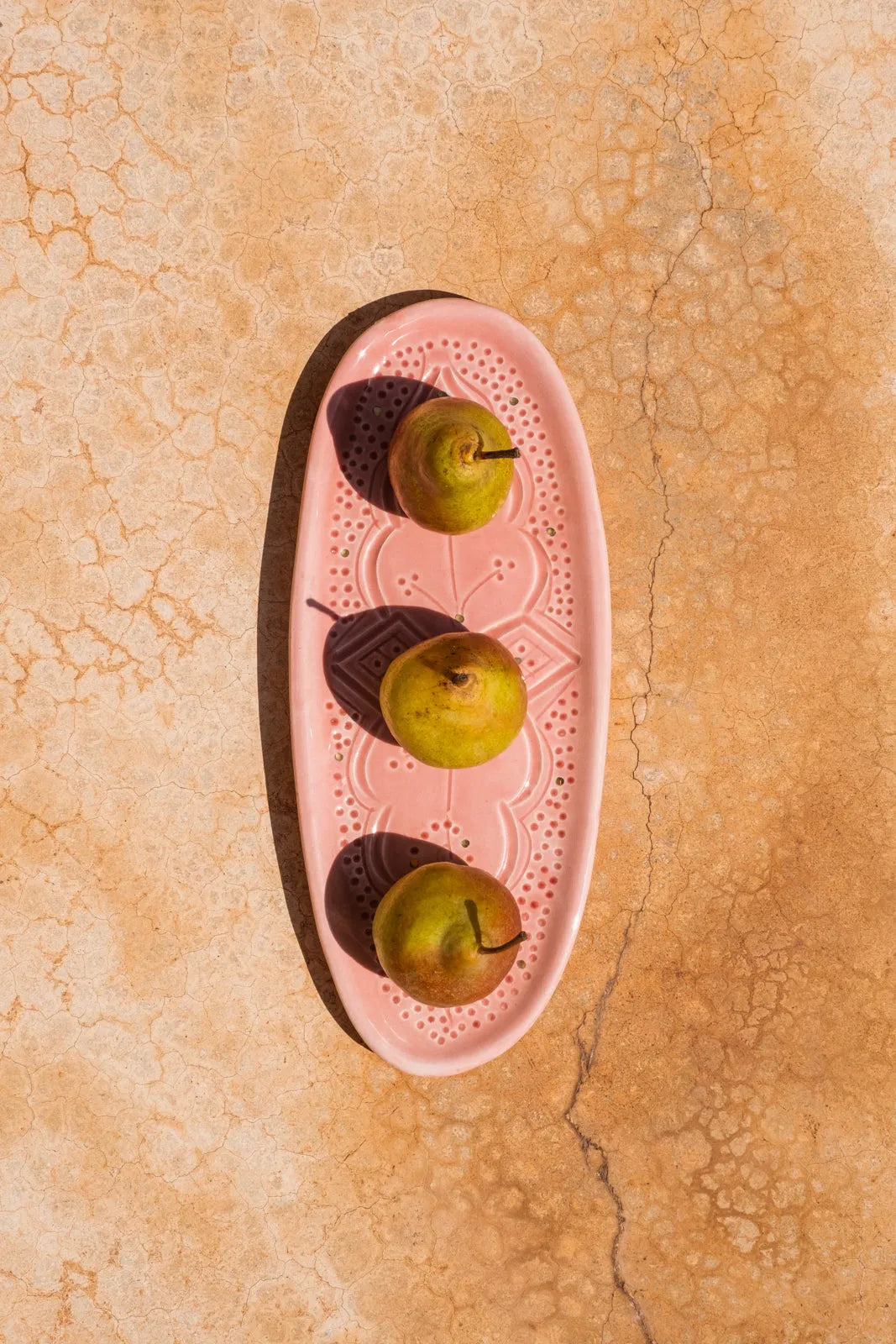 Small Oval Tray - Blush Gold Imprint