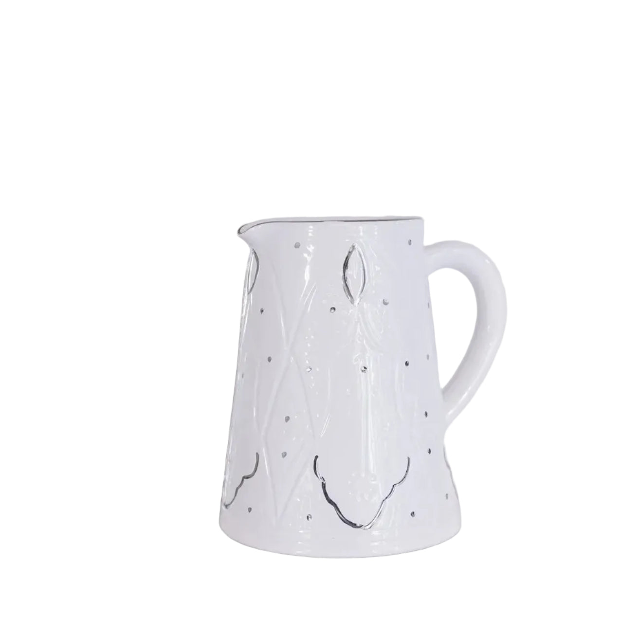 Large Pitcher - Silver Noor Imprint
