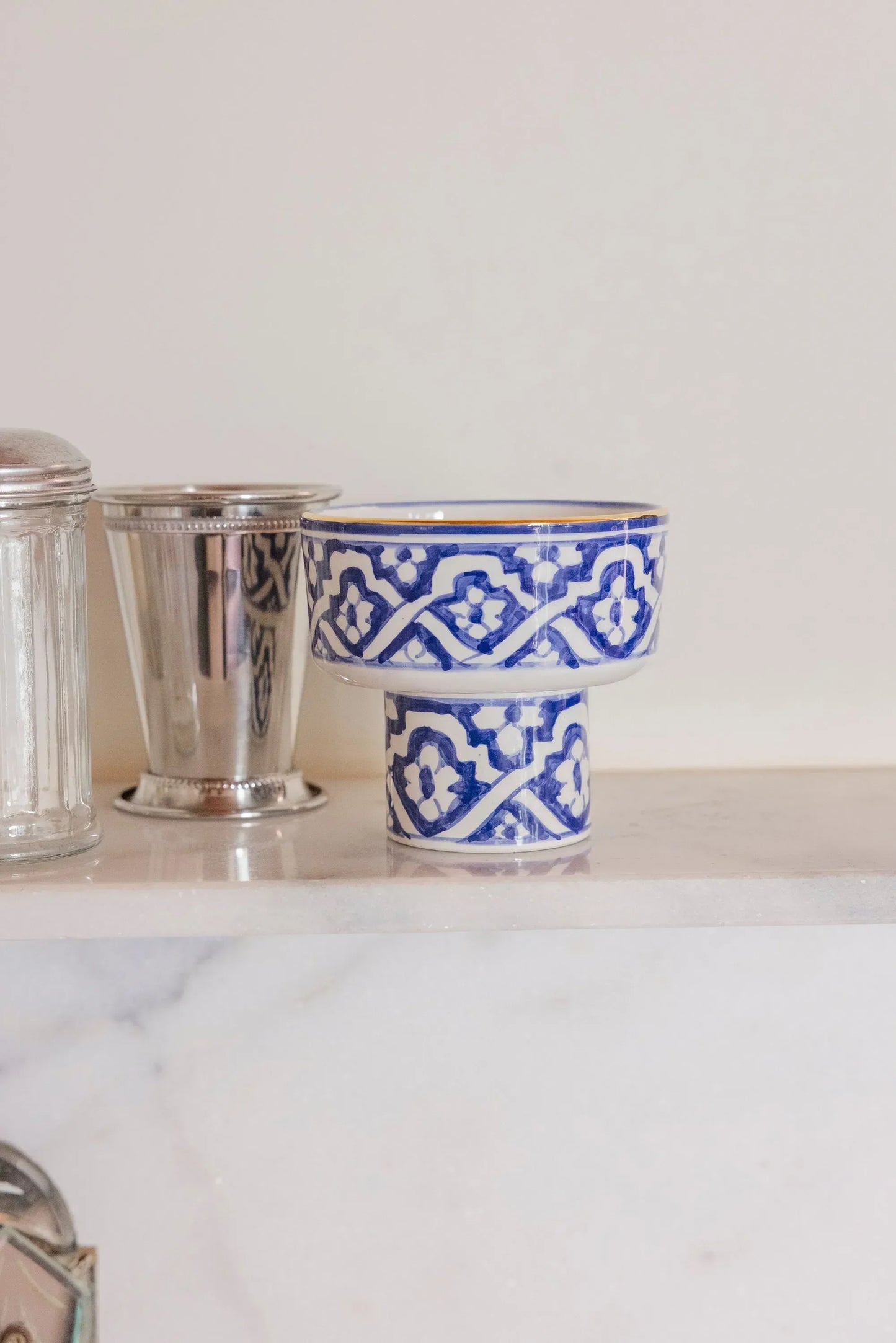 Appetizer Bowl - Fassia Blue Majorelle Gold