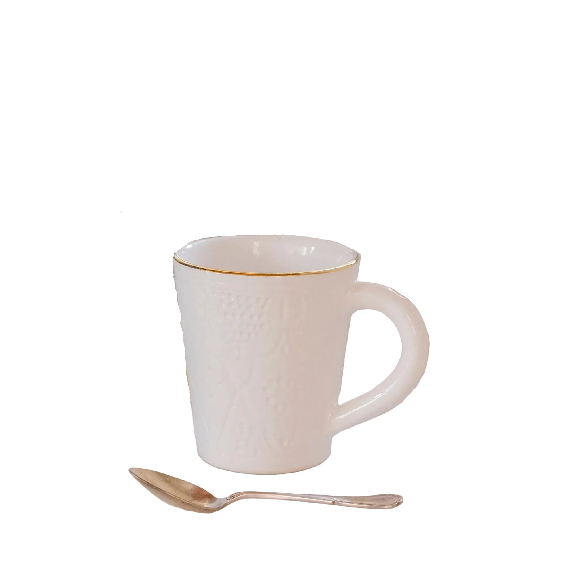 Large Mug - White Gold Imprint