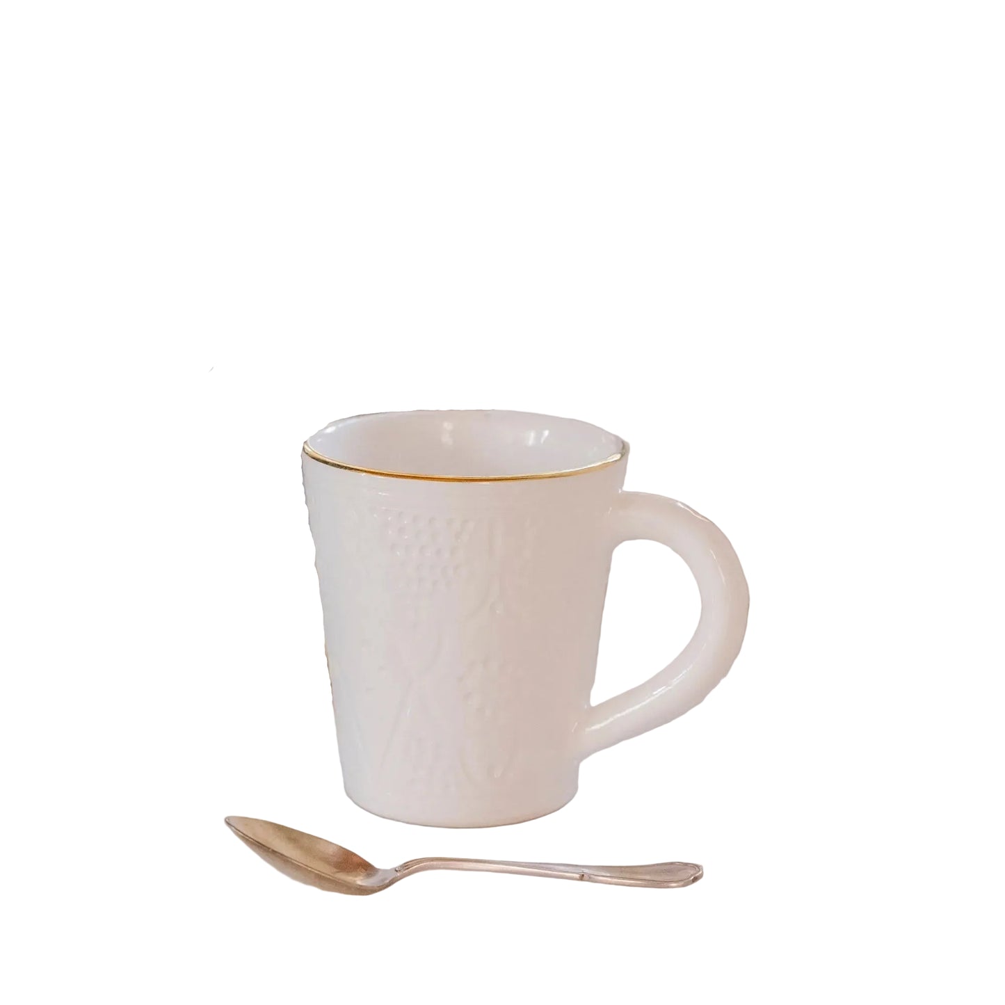 Large Mug - White Gold Imprint