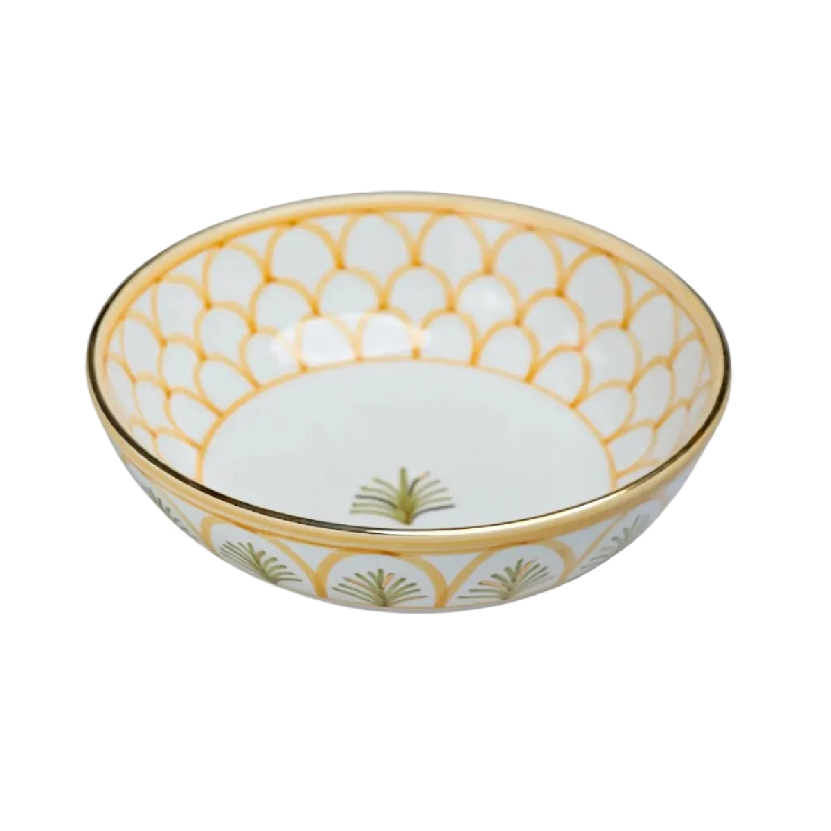 Small Shallow Salad Bowl - Mandarin Oriental Gold