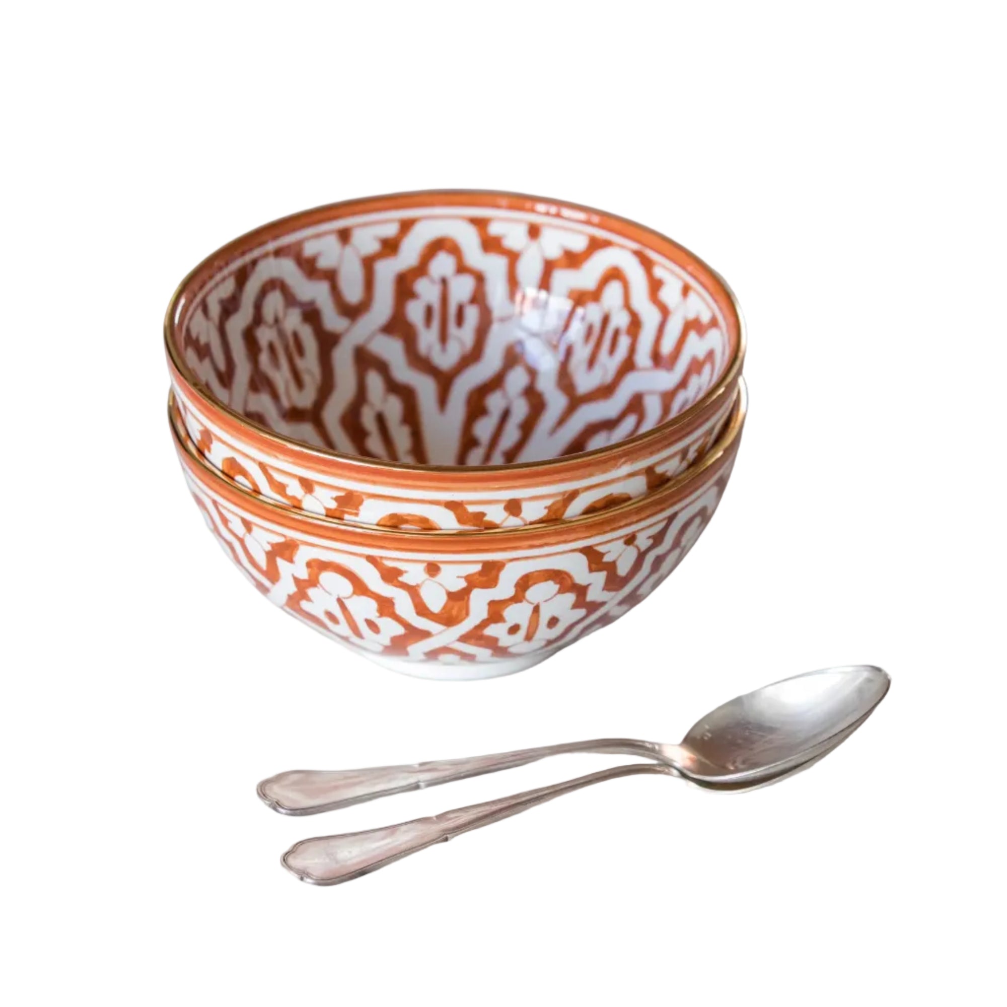 Round Bowls and Salad Bowls - Fassia Marsala Gold