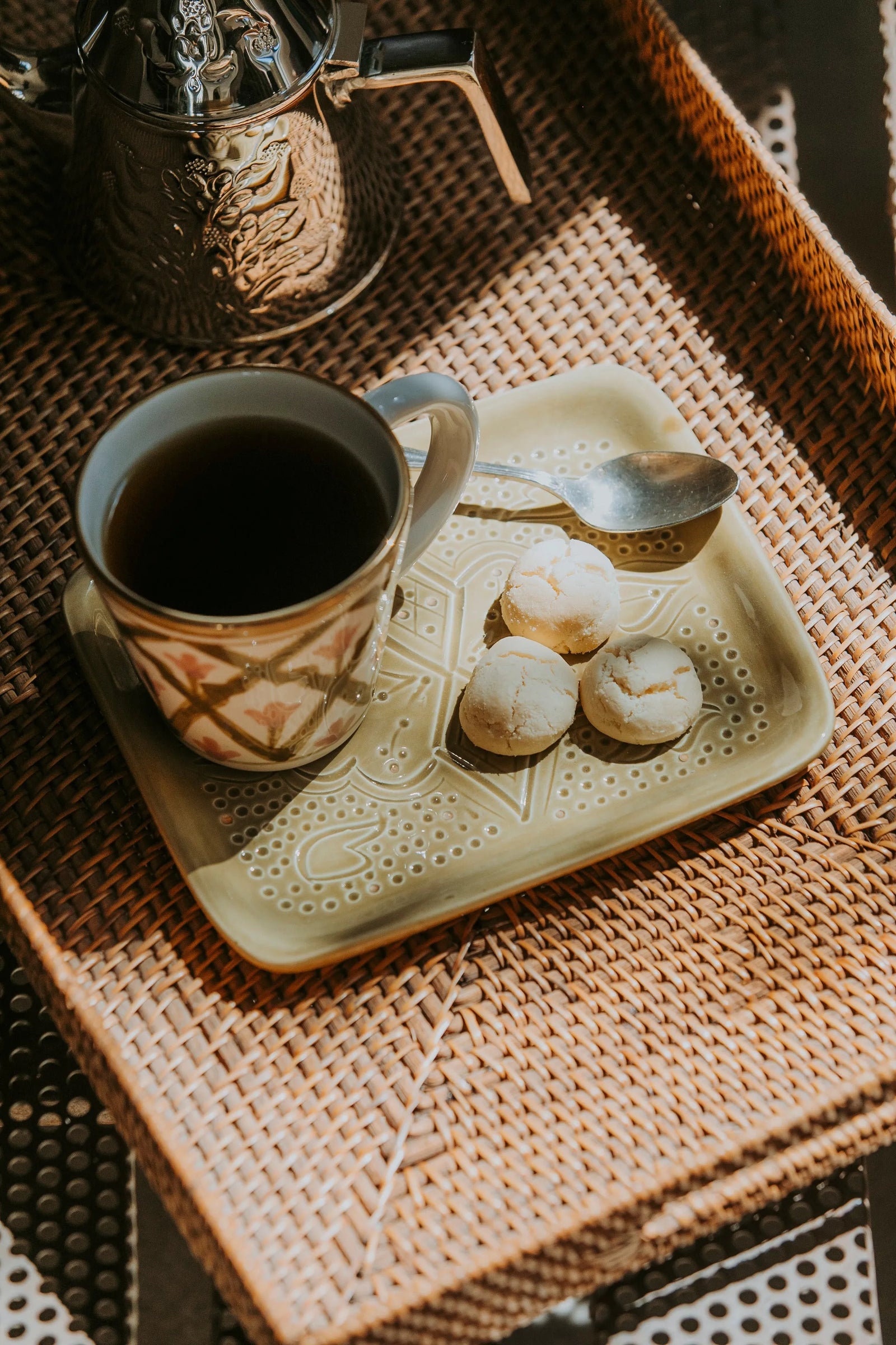 Small Tray - Khaki Gold Imprint