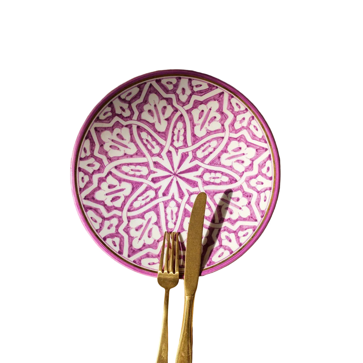 Dinner Plate - Fassia Lilac Gold