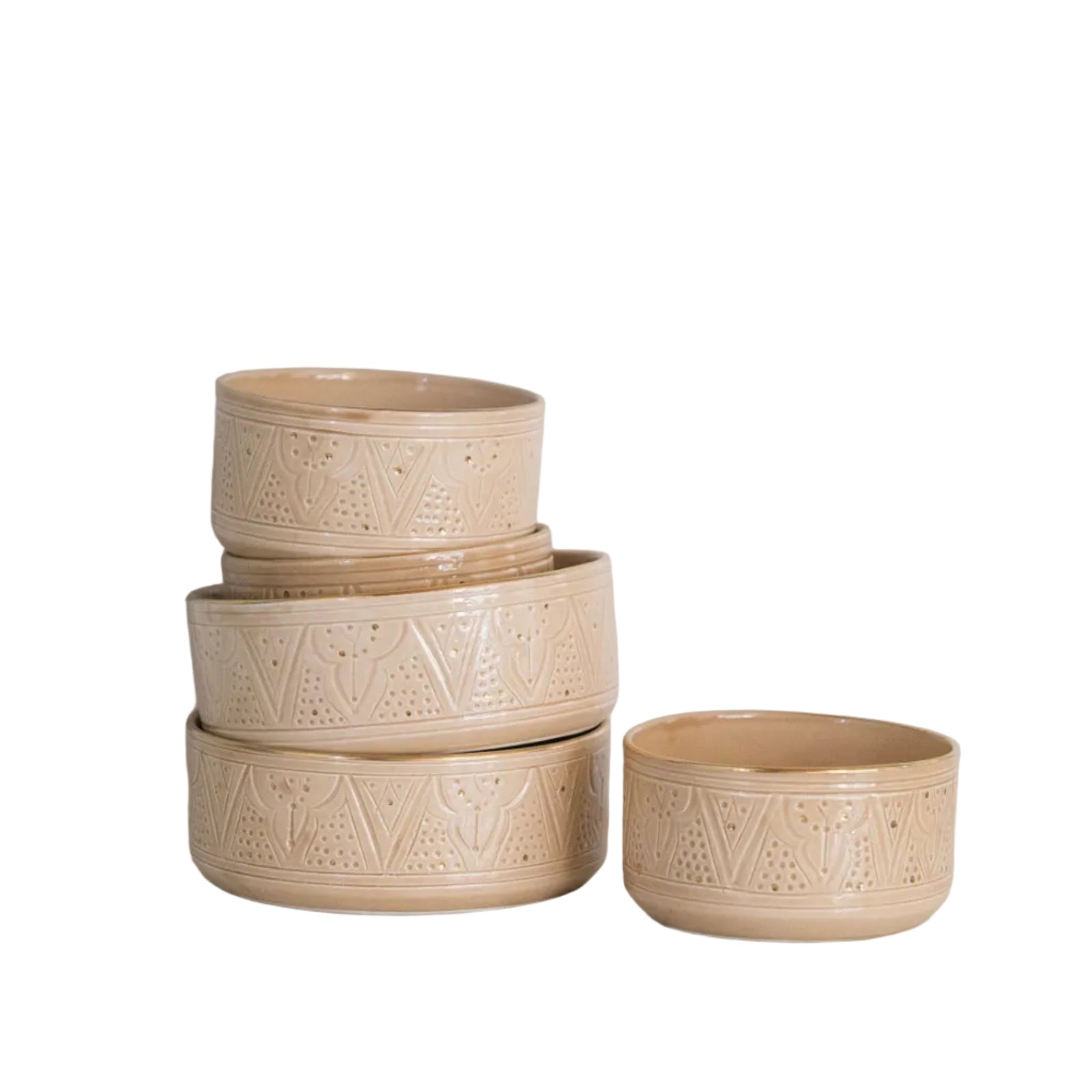 Straight Serving Plate - Sahara Gold Imprint