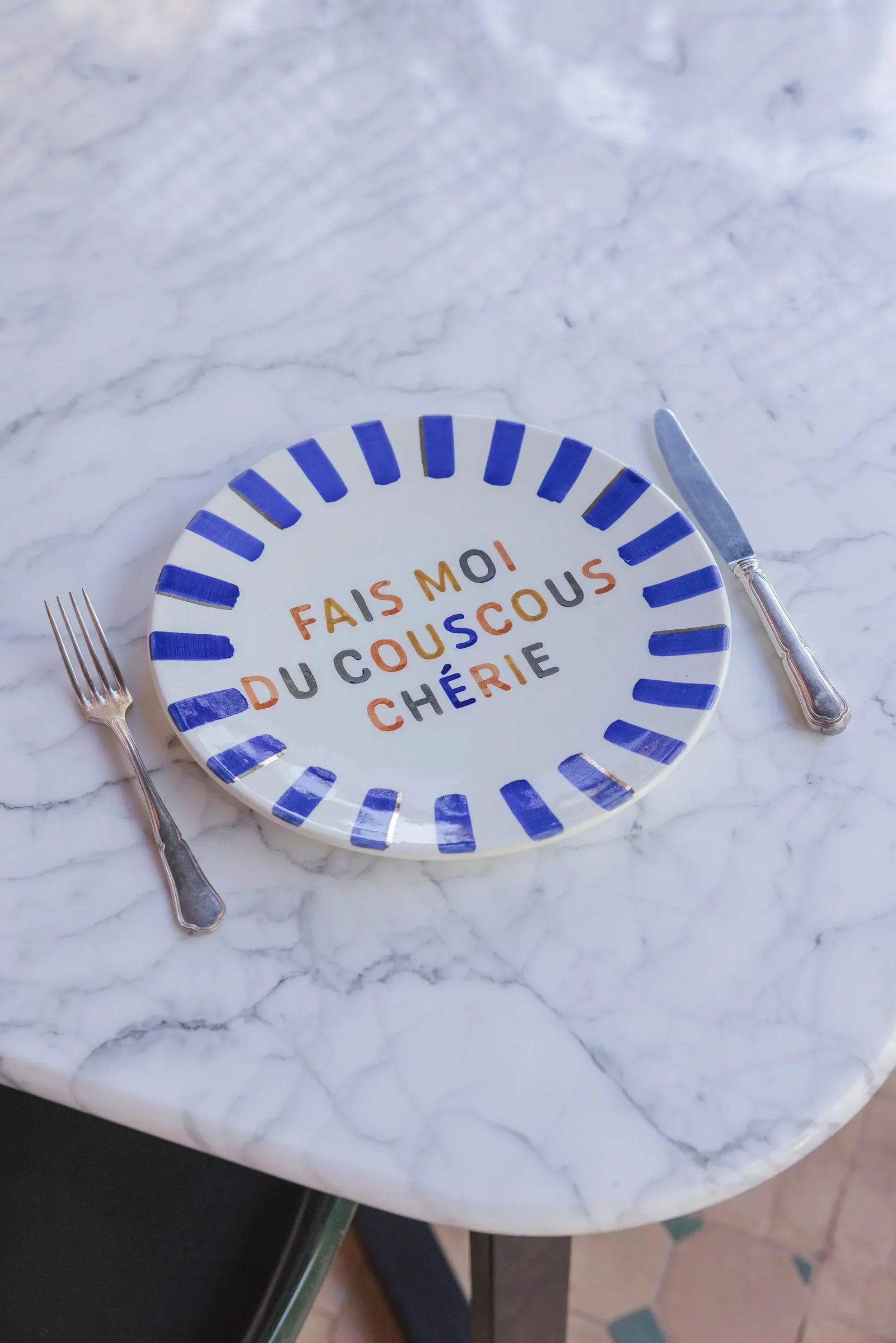 “Make Me Some Couscous, Darling” Plate