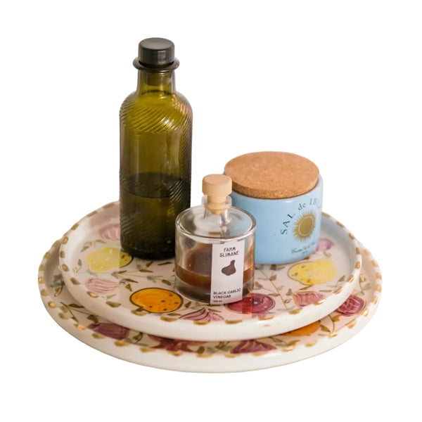 Round Tray - Tutti Frutti Gold