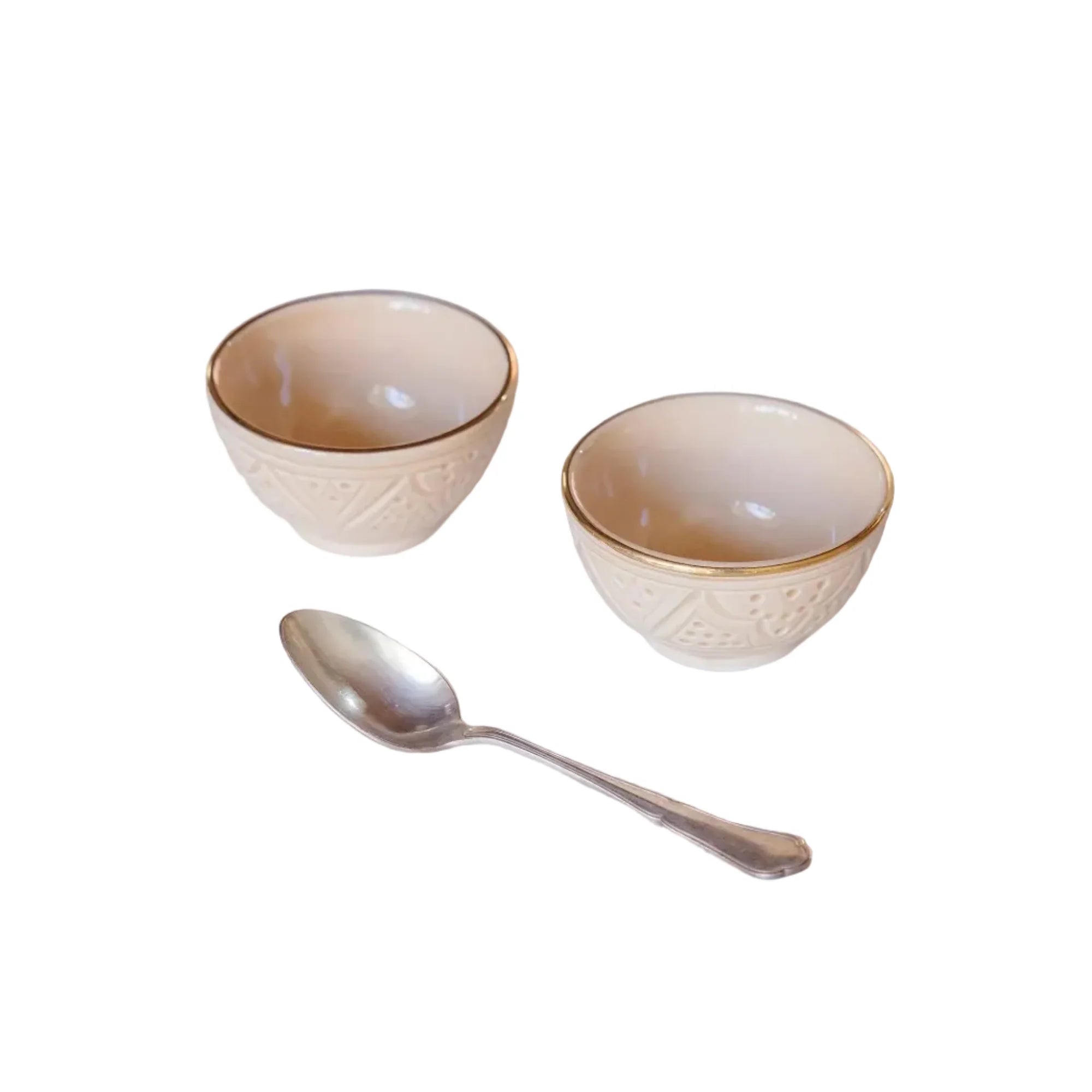 2 Mini Snack Bowls - Sahara Gold Imprint