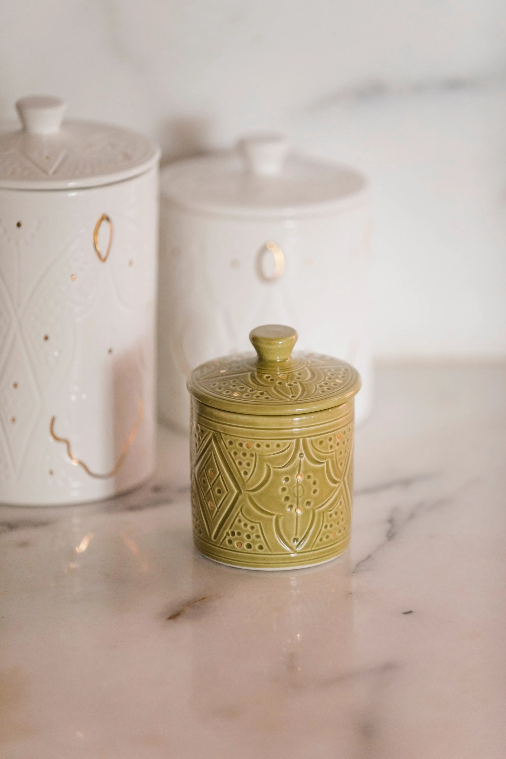 Souky Box - Khaki Gold Imprint