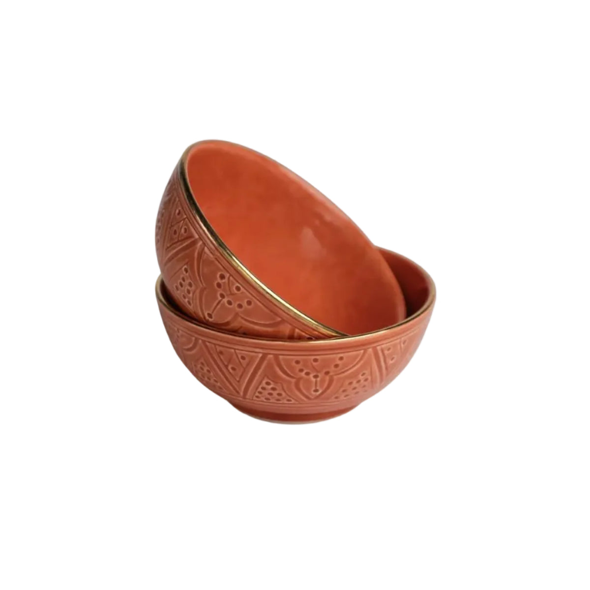 Small Shallow Bowl - Marsala Gold Imprint