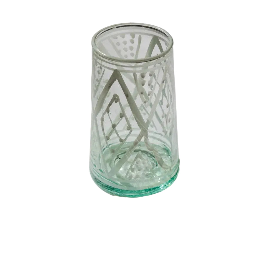 6 Decorated Glasses