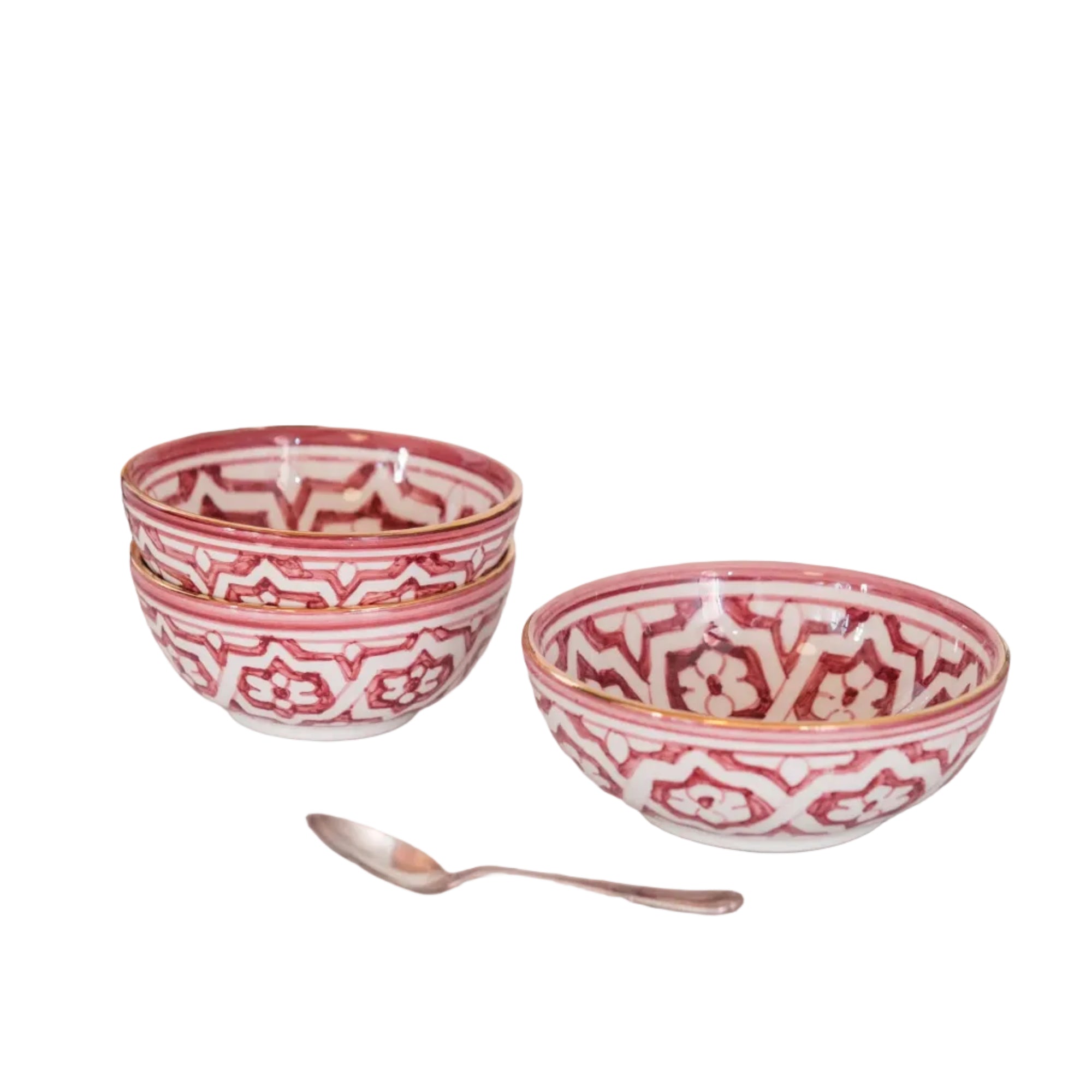 Shallow Bowl - Fassia Aubergine Gold