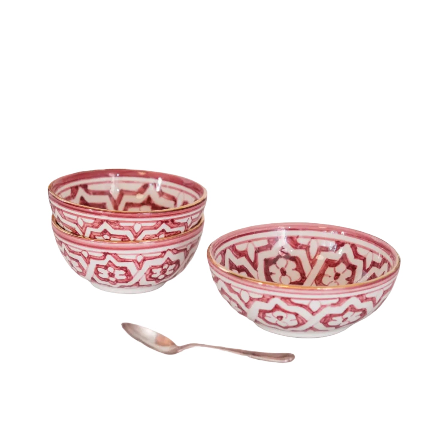 Shallow Bowl - Fassia Aubergine Gold