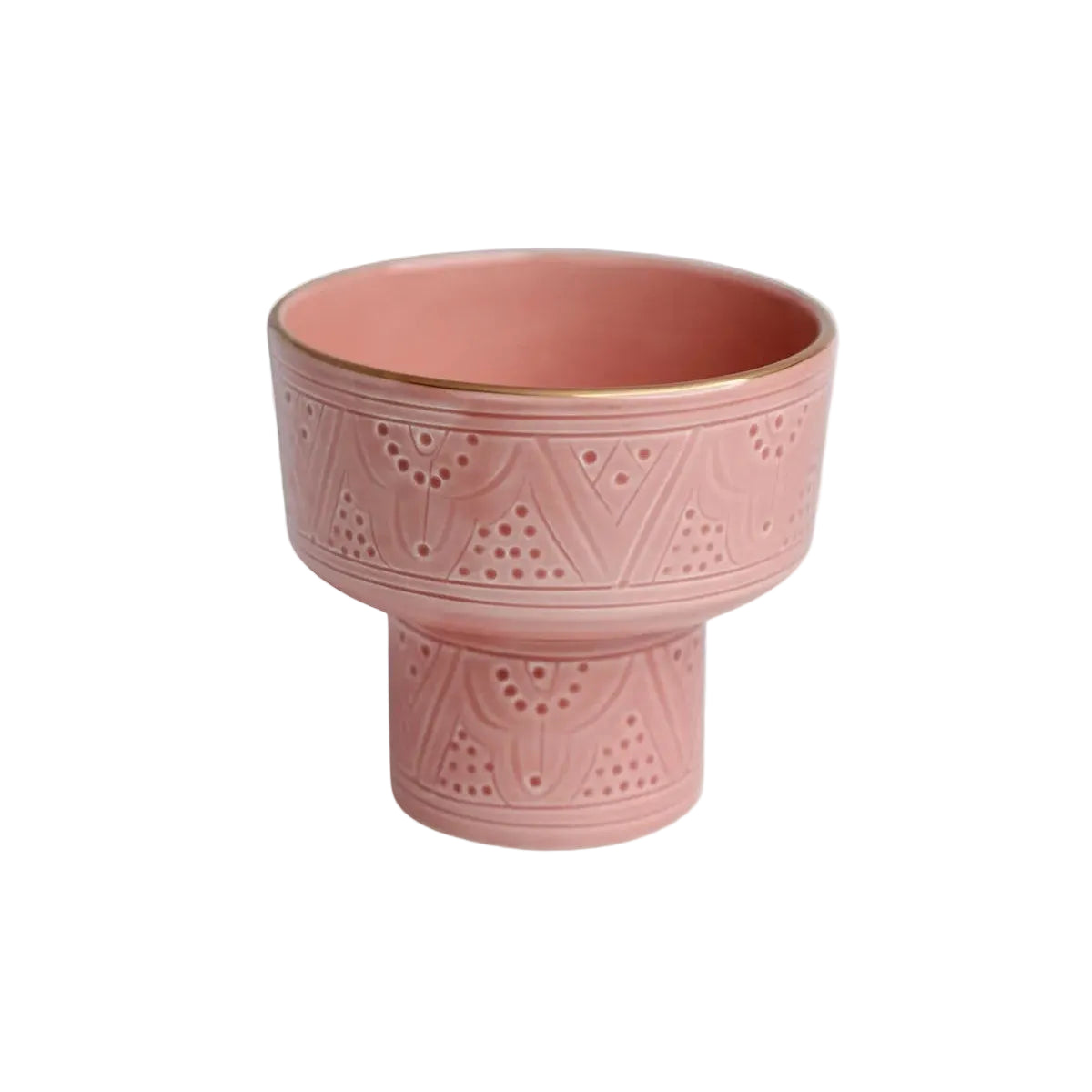 Appetizer Bowl - Blush Gold Imprint