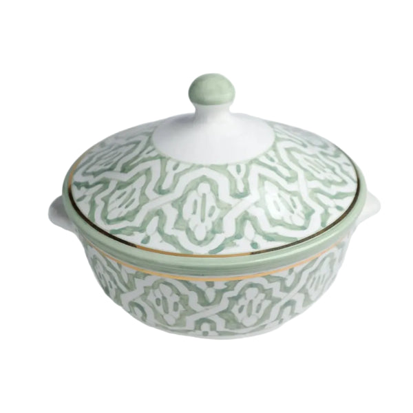 Soup Tureen - Fassia Mint Gold