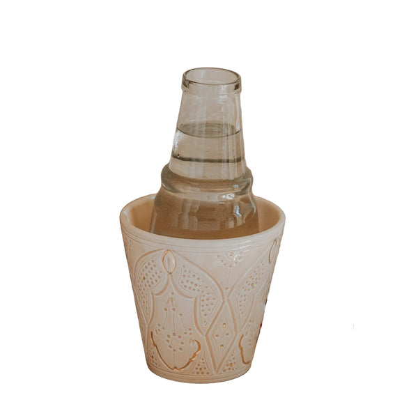 Large Planters or Vases - Sahara Gold Imprint