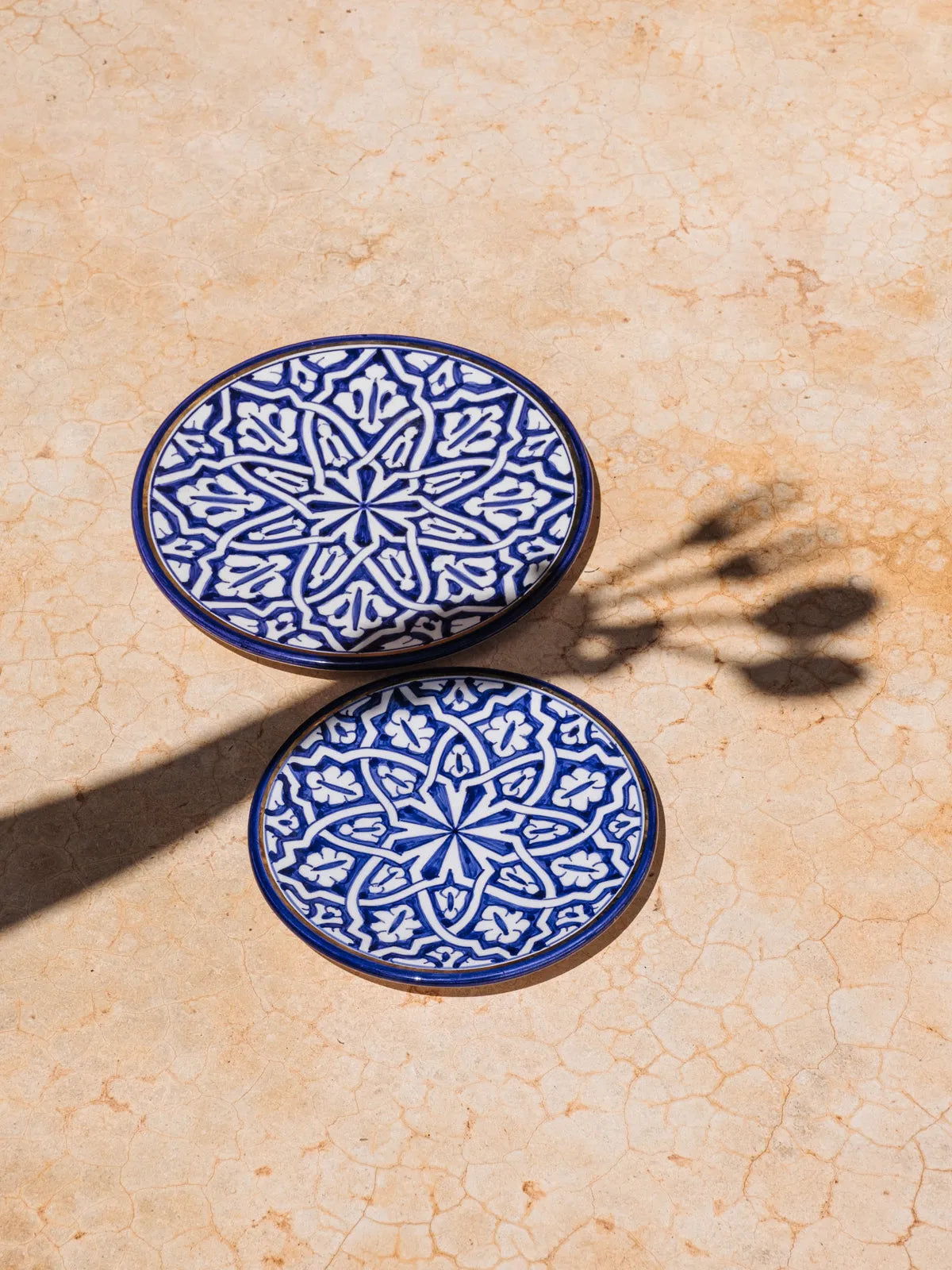 Dinner Plate - Fassia Blue Majorelle Gold