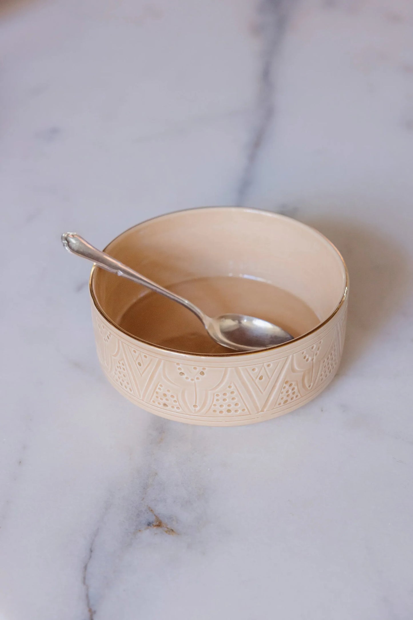 Straight Serving Plate - Sahara Gold Imprint