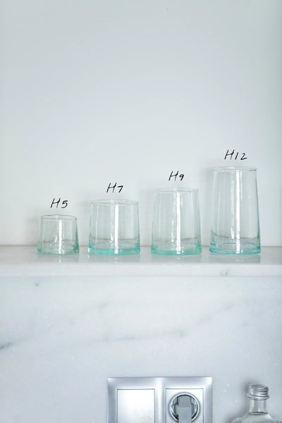 6 Conical Glasses
