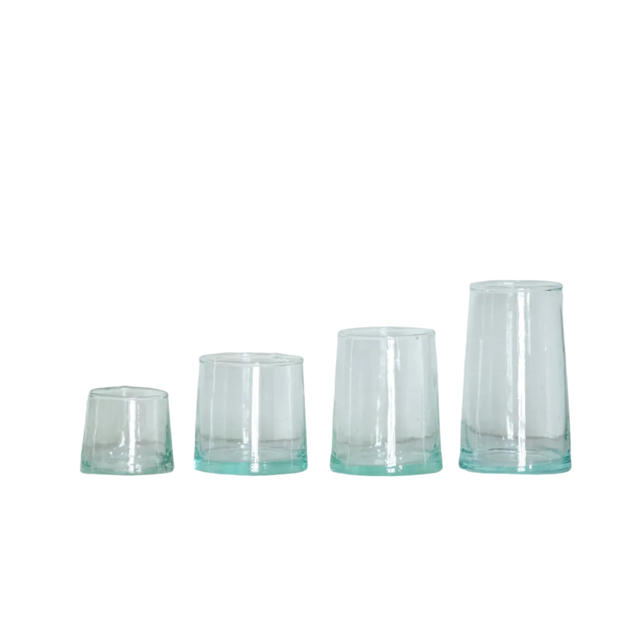 6 Conical Glasses