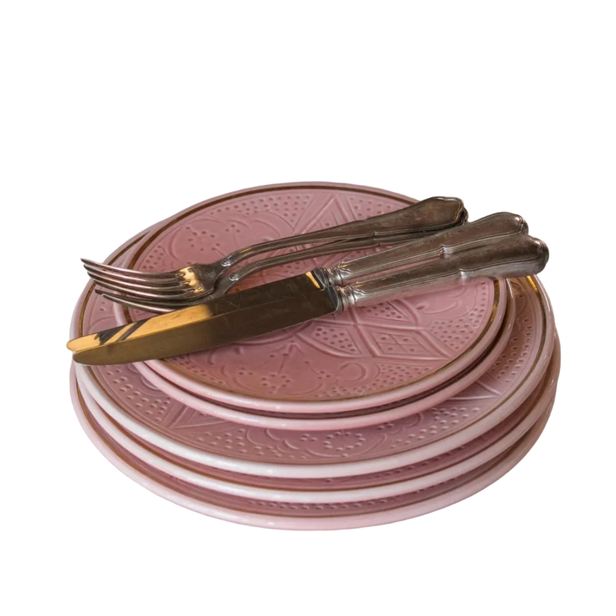 Dinner Plate - Blush Gold Imprint