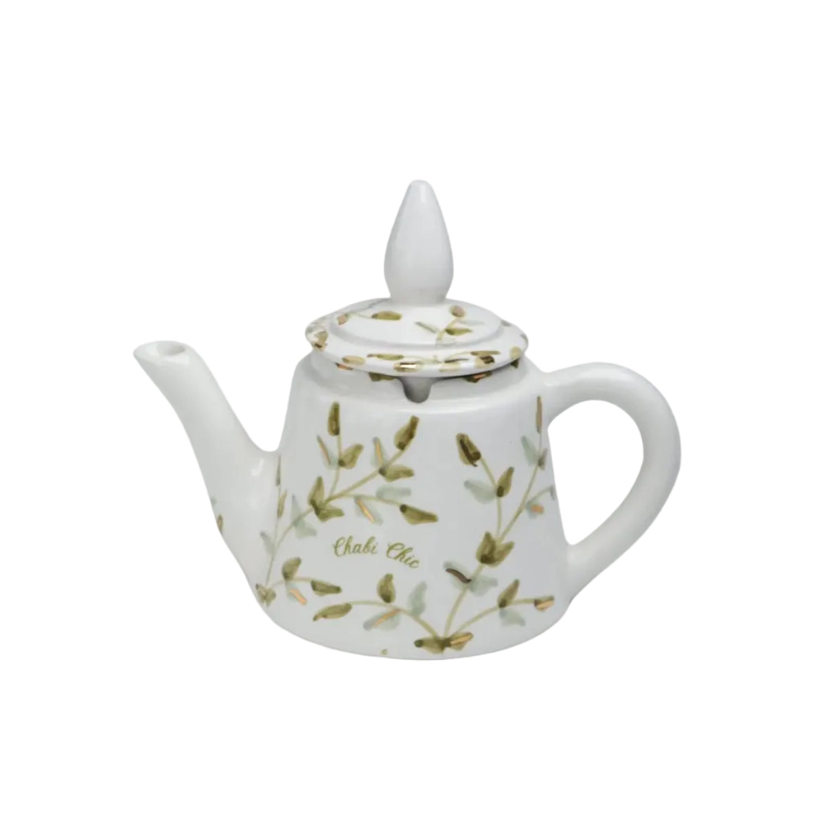 Small Teapot - Gold Leaves