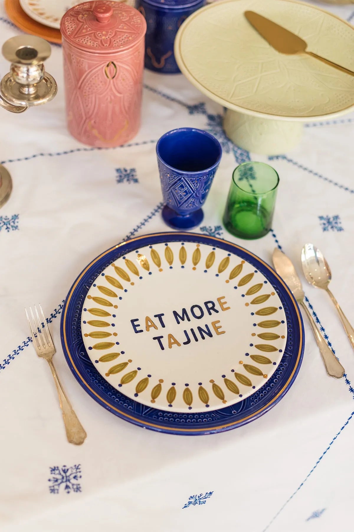 “Eat More Tagine” Plate