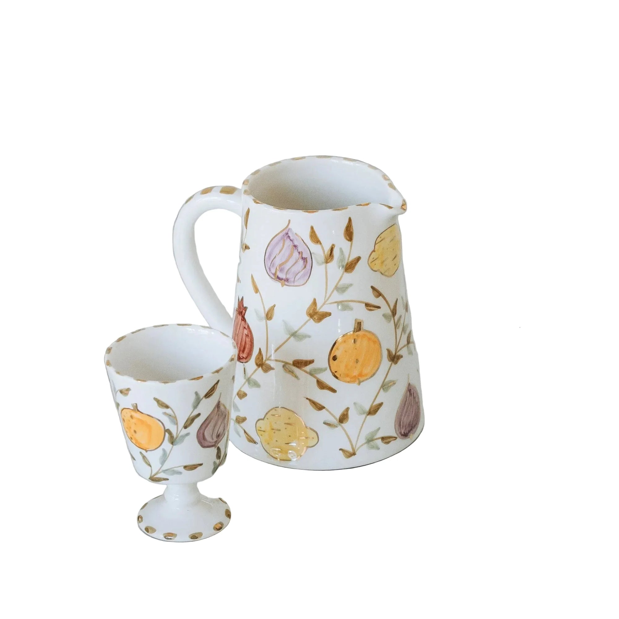 Large Pitcher - Tutti Frutti Gold