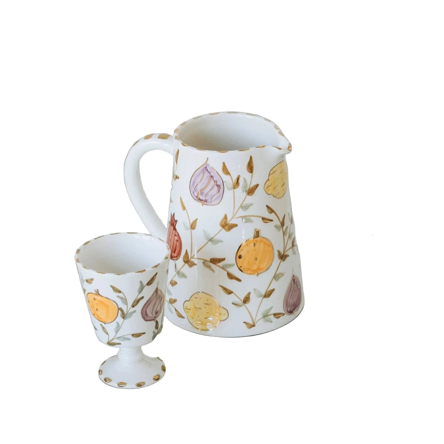 Large Pitcher - Tutti Frutti Gold
