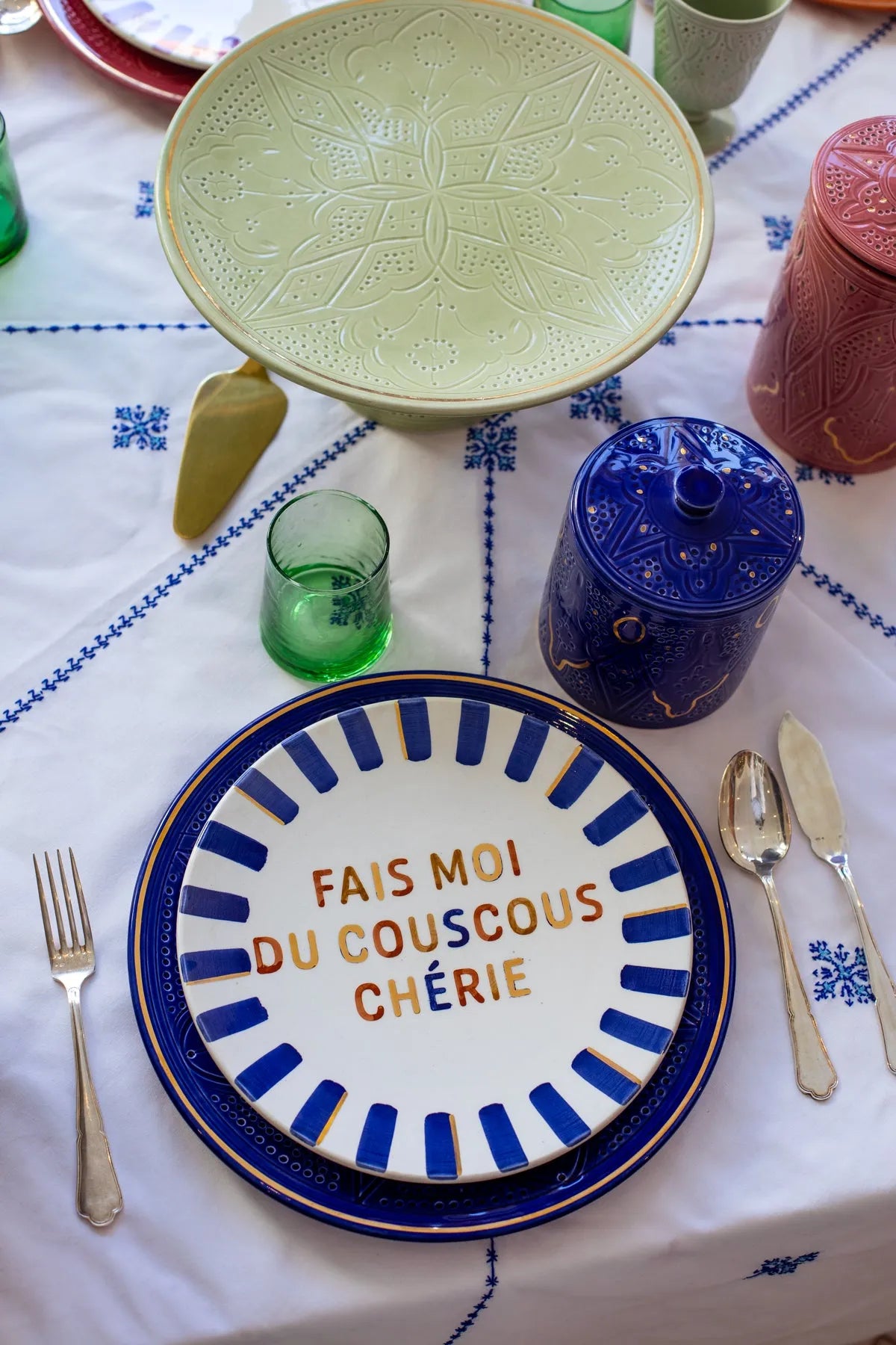 “Make Me Some Couscous, Darling” Plate