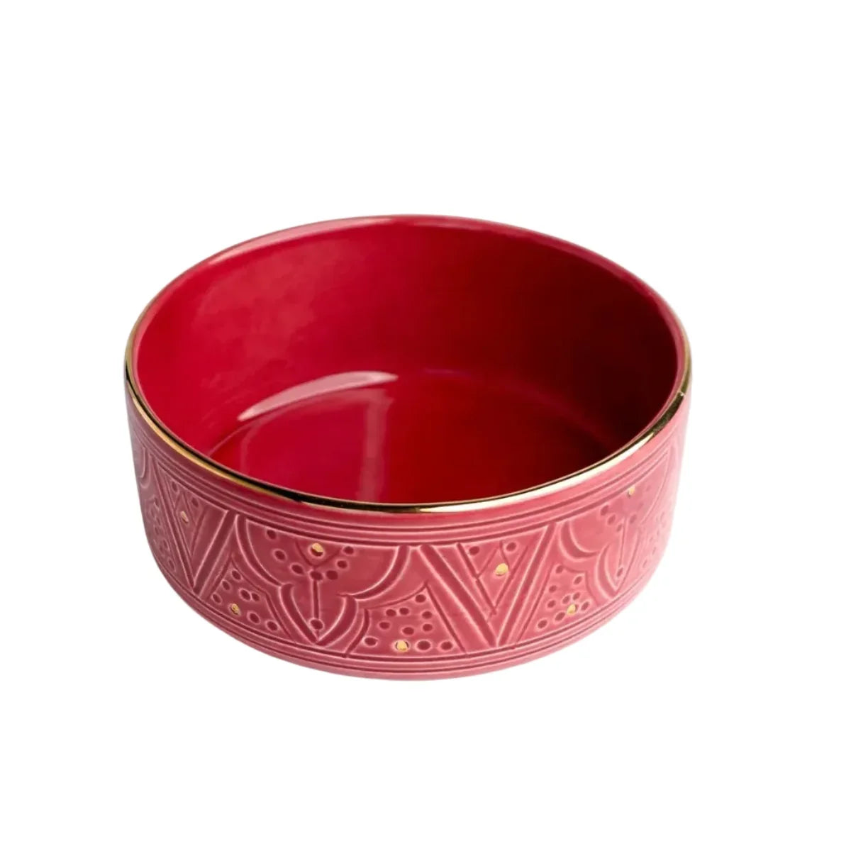 Straight Serving Plate - Aubergine Gold Imprint