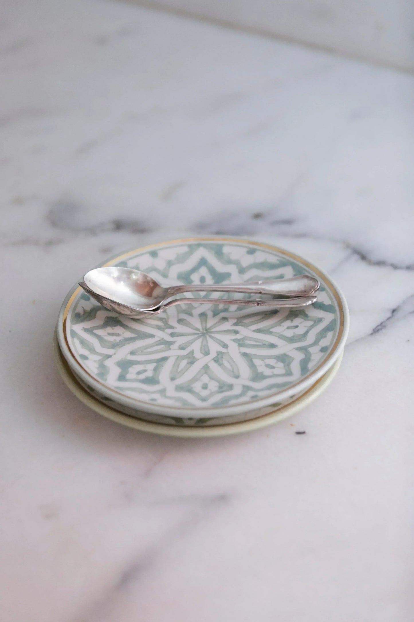 Dinner Plate - Fassia Mint Gold