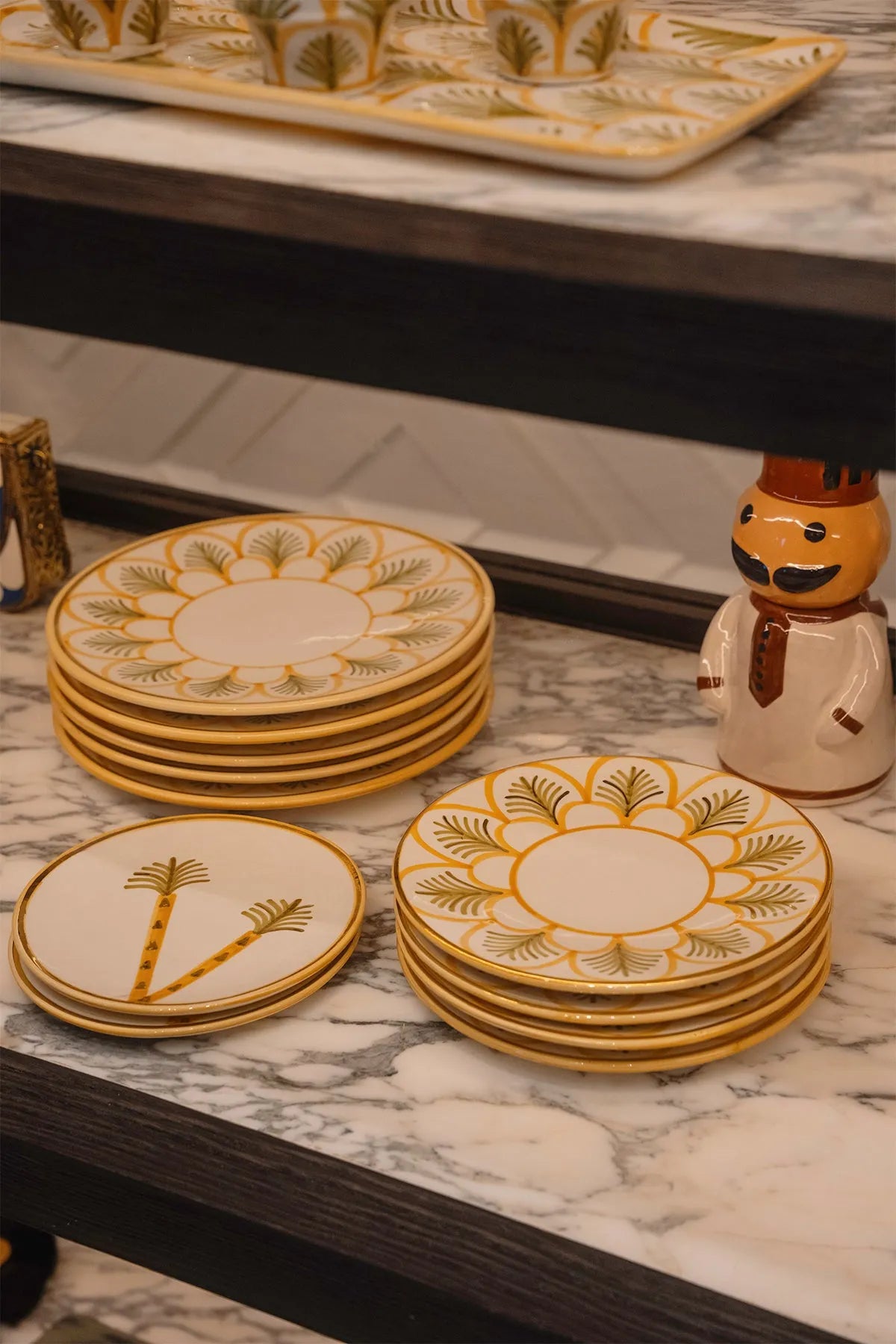 Flat Appetizer Plate - Mandarin Oriental Gold