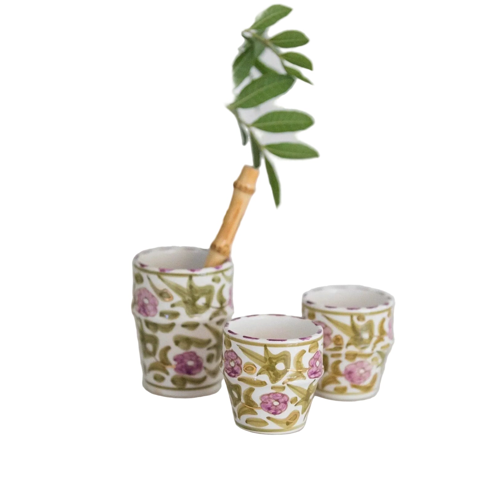 Small Coffee Cup - Moroccan Iris Flower
