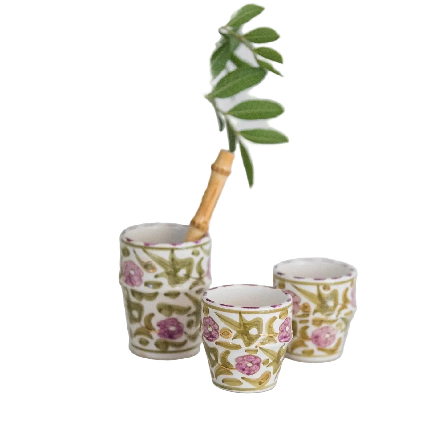 Small Coffee Cup - Moroccan Iris Flower