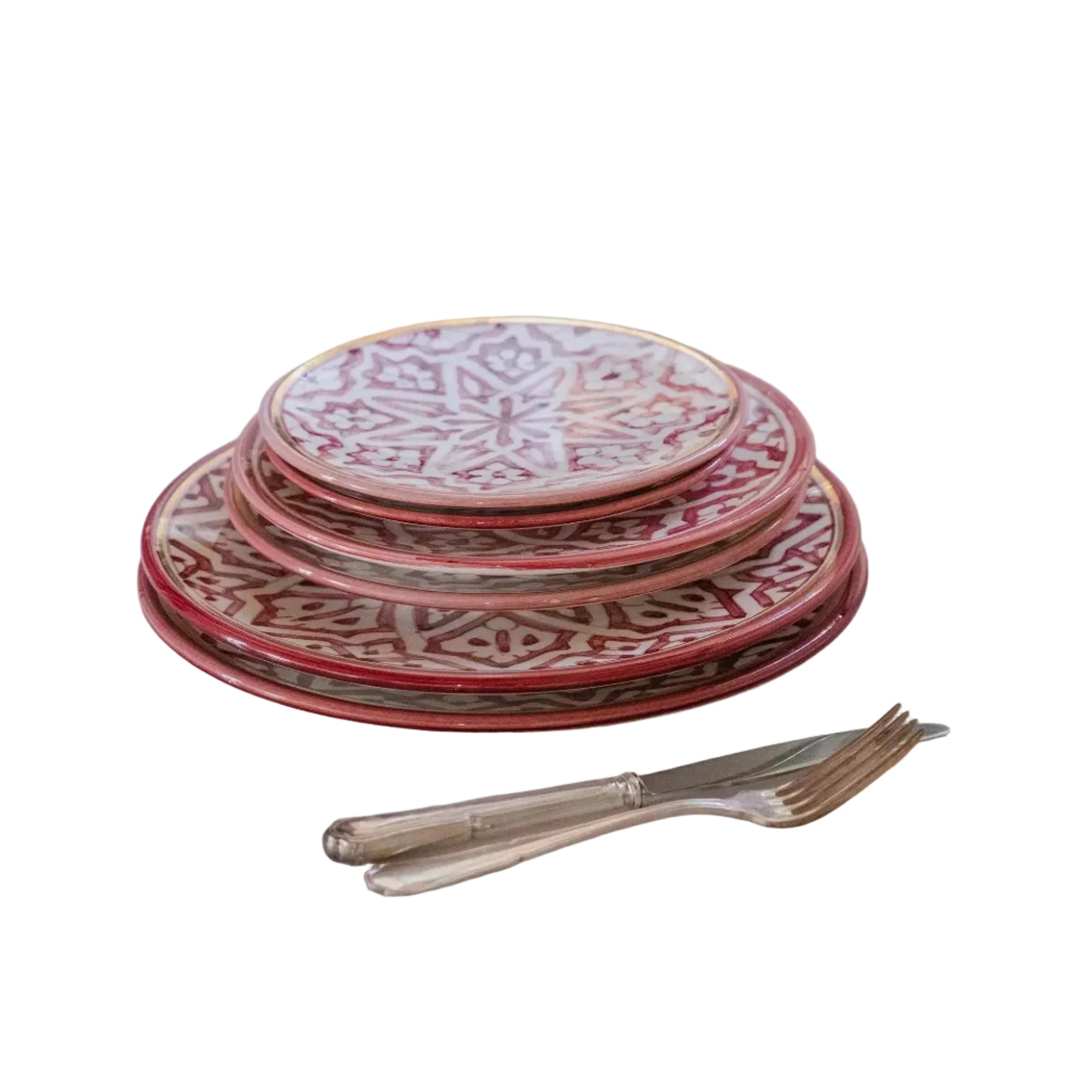 Dinner Plate - Fassia Aubergine Gold