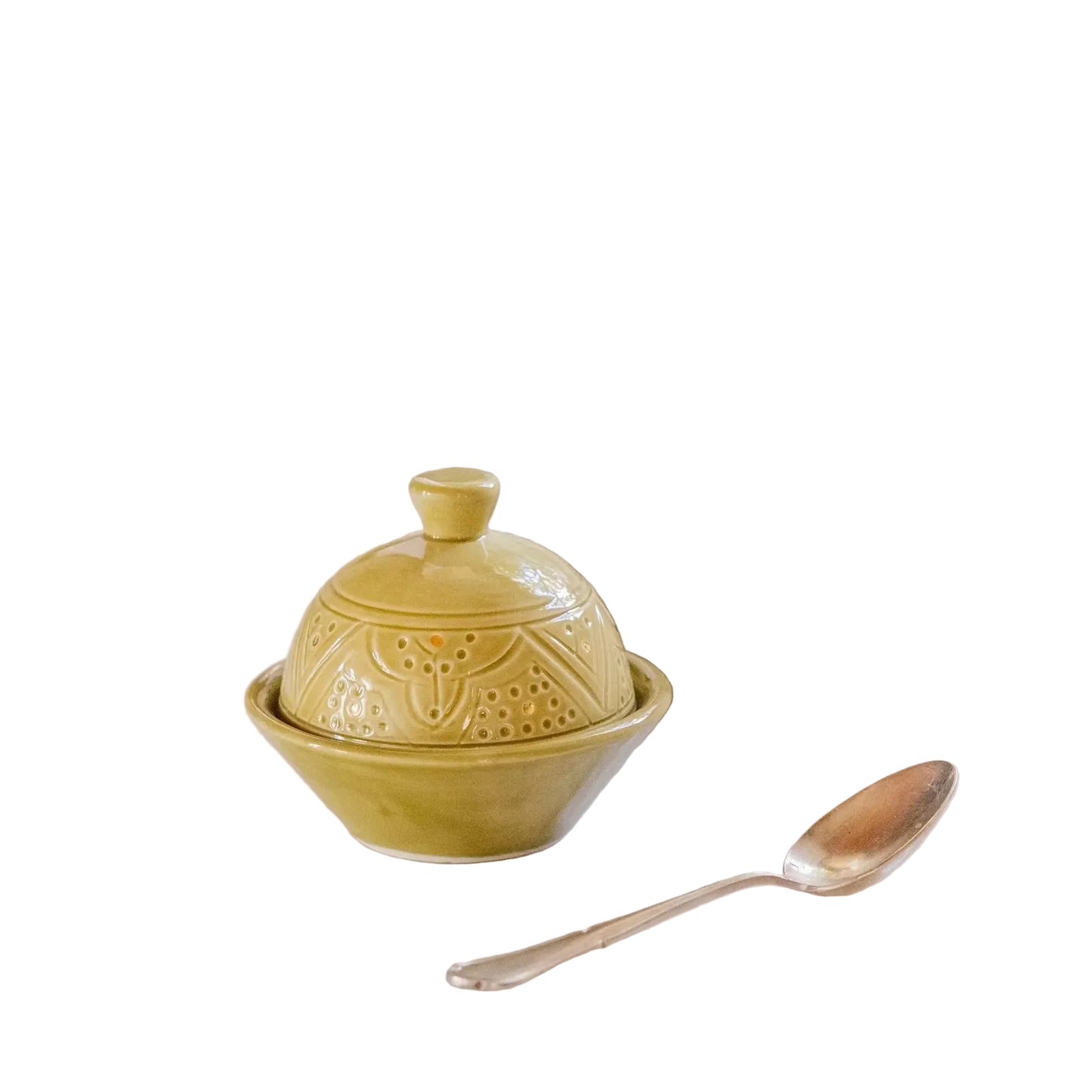 Sugar Bowl - Khaki Gold Imprint