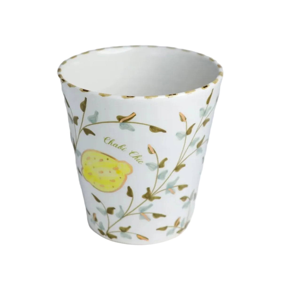 Planters or Vases - Fruit Citron Gold