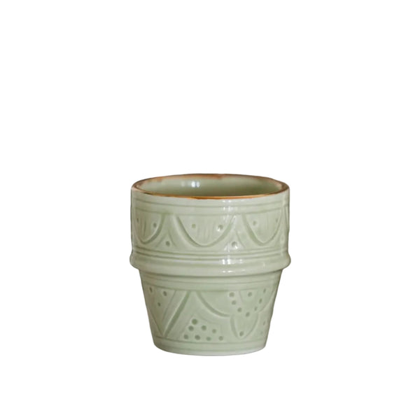Small Coffee Cup - Mint Gold Imprint