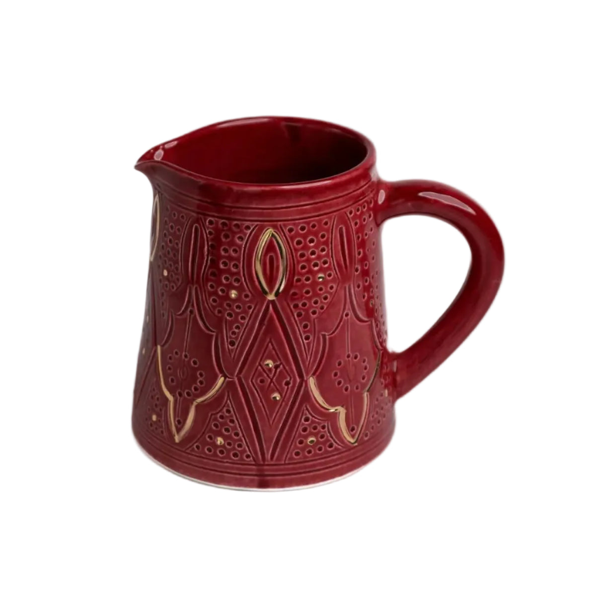 Small Pitcher - Aubergine Gold Imprint