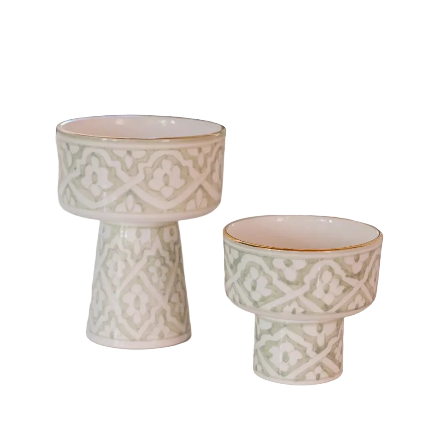 Appetizer Bowl - Fassia Mint Gold